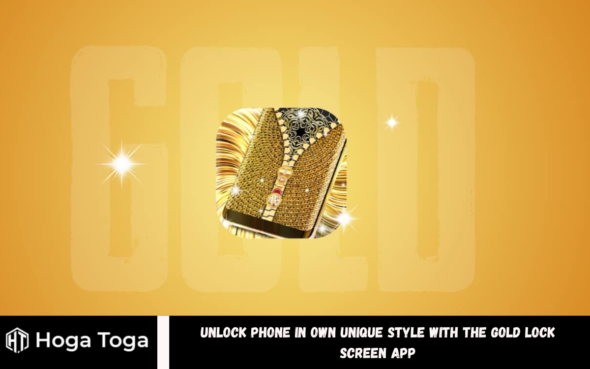 Gold lock screen app