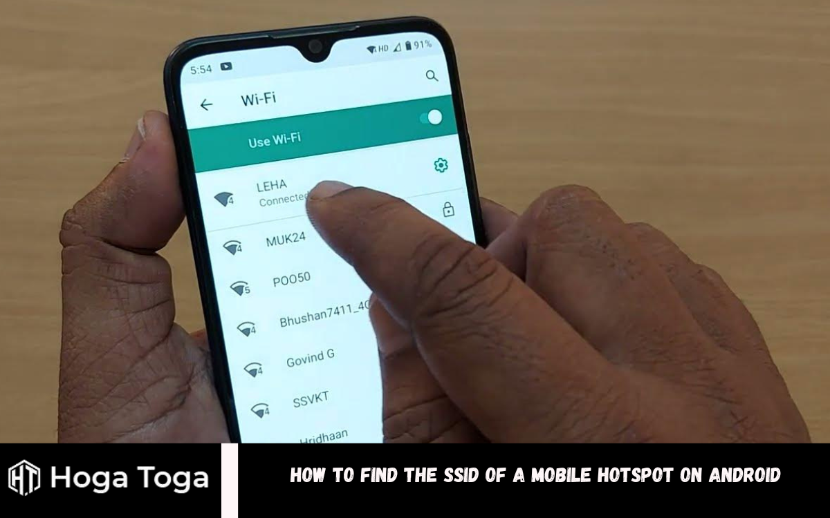 How to Find the SSID of a Mobile Hotspot on Android