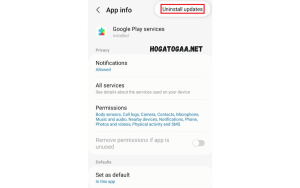 How to Uninstall Google Play Services Updates