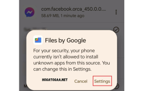 Installing an Older Version of the App