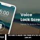 Voice Screen Lock app